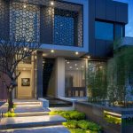 طراحی نمای ساختمان یک طبقه