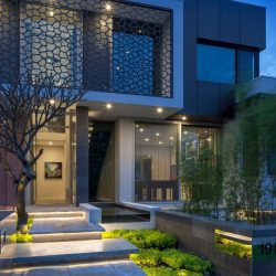 طراحی نمای ساختمان یک طبقه